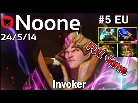 Noone plays Invoker!!! Dota 2 Full Game 7.19