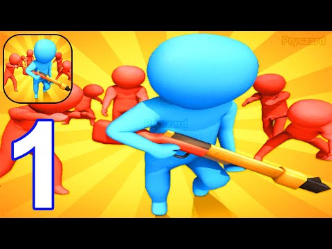 Stickman Defence: Zombie Games - Gameplay Walkthrough Part 1 Tutorial Stickman Zombie Base Defense