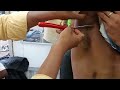 Boy Armpit Shave In Barber Shop