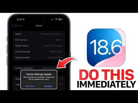 iOS 18.6 is OUT - Do This IMMEDIATELY After You Update!