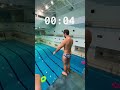 Impossible Shapes Backflip Jump Into Floaty By Dad At The Swimming Pool