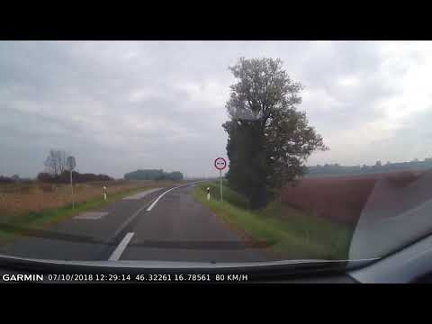 DRIVE #265: Hodošan-Donji Kraljevec-Đelekovac-Koprivnica (Croatia) (timelapse 4x) *Read Description*