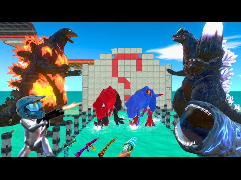 FPS AVATAR RELEASE BURNING GODZILLA VS SPACE GODZILLA IN UPWATER MYSTERIOUS DANGEROUS ANIMALS - ARBS