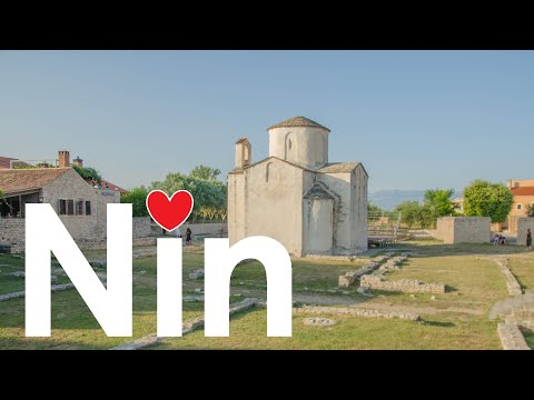 Miasto Nin koło Zadaru w Chorwacji - atrakcje, Ninska Laguna najlepsza piaszczysta plaża w Dalmacji.