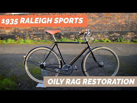 1935 Raleigh Sports Tourist - Vintage Bicycle "Oily Rag" Restoration