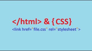 How to attach CSS file in HTML file | How to link CSS to HTML document using notepad++