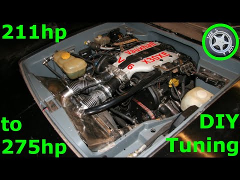 30% Power Increase Vauxhall Omega MV6 V6 X30XE.  Cheap, DIY Tuning. Plus Solid Lightweight Flywheel.