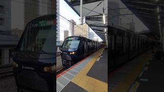 相鉄12000系12105F　各駅停車海老名行　JR武蔵小杉駅到着