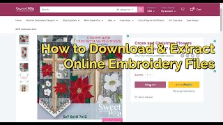 How to Download & Extract Zip Files for Embroidery Designs; File Management for Beginners