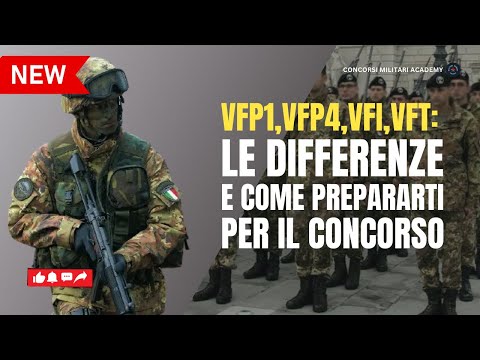 VFP1, VFP4, VFI, and VFT: how does enlistment in the Italian Army work today?