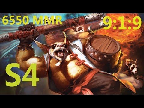 Dota 2 -[S4] Brewmaster - 6550 MMR - Ranked Match play
