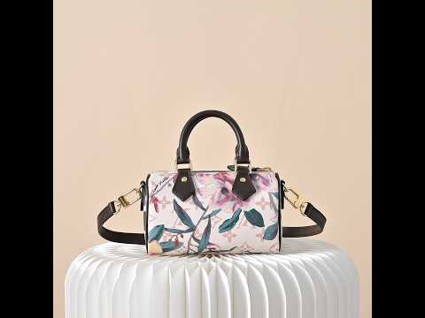 Louis Vuitton Nano Speedy M29149 Monogram Eden Floral Mini Handbag