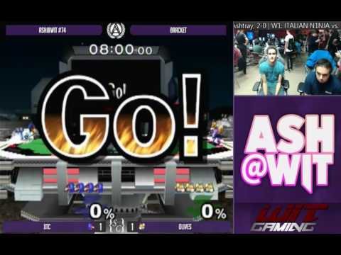 XTC (Fox, Falco) vs Olives (Fox) - ASH@WIT #74 Melee Bracket