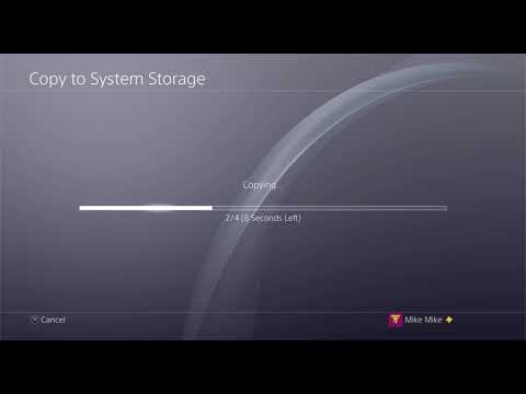 How To Transfer Saved Game Files USB  to System Storage (PS4 / PS4 PRO)
