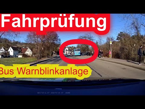 Fahrprüfung | Bus Warnblinkanlage | ganz easy und schnell erklärt