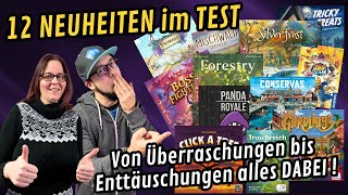 12 brandneue Brettspiele im Test! Unsere größten Überraschungen & Enttäuschungen