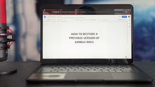 Google Docs: How To Recover / Restore A Previous Document With Version History