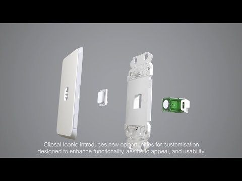 Clipsal Iconic Wiser Connected Smart Dimmer, Zigbee Default Mode ControlLink, 300 W, 240 V - 41EPBDWCLMZ-VW