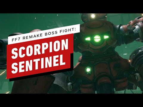 Final Fantasy 7 Remake Walkthrough - Scorpion Sentinel Boss Fight