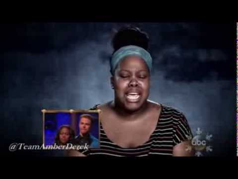 Amber Riley talks about Derek Hough - Dancing with the stars - Season 17 - Week 11 (Finale)