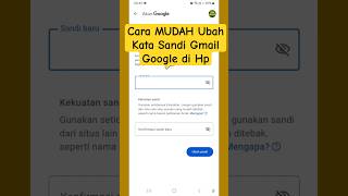 Download lagu Cara MERUBAH Kata Sandi Gmail Google di Hp #kianmudah #katasandigmail #katasandigoogle mp3