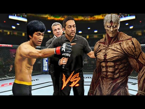 Bruce Lee vs. Armored Titan - EA Sports UFC 4