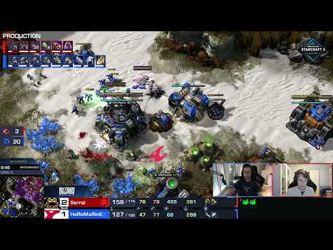 Serral burrows a few banelings during a runby [2021]