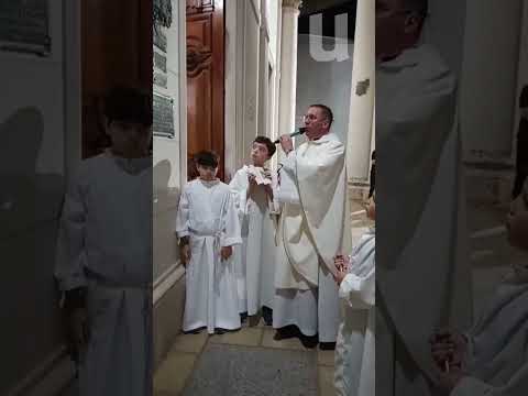 Se habilitó la Nueva Iluminación de la Torre del Templo San Carlos Borromeo
