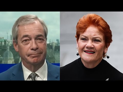 Nigel Farage praises Pauline Hanson’s ‘consistency’ as One Nation’s popularity surges
