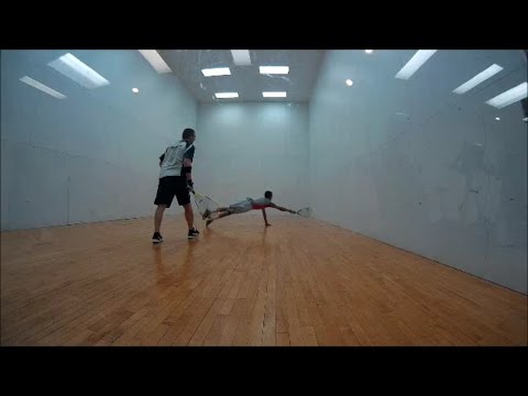 Racquetball Clips 3 - Jason Sylvester vs Akul Ramayani (U.S. Junior National Champion)