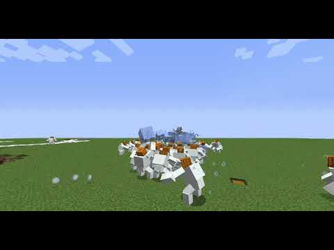 50 Mutant Snow Golem Vs Ferrous Wroghtnaut | Minecraft Mob Battle