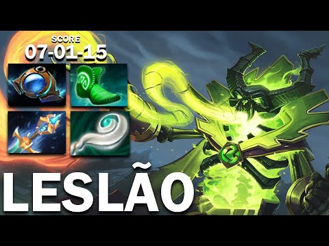 LESLÃO - Soft Support - Pugna | Ranked Gameplay | Dota2 Pro Learn |