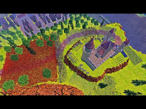 Spartans Lay Siege to Medieval Castle - Ultimate Epic Battle Simulator UEBS 4K