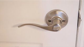 How to Install A Kwikset Bedroom & Bathroom Door Handle