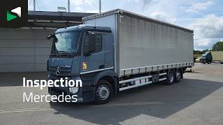 Mercedes-Benz Antos 2536 6X2 3000kg Ladebordwand Automatic Euro 6 curtainsider truck for sale - Image 4 | Autoline SL Mercedes-Benz Antos 2536 6X2 3000kg Ladebordwand Automatic Euro 6 curtainsider truck | Image 4 - Autoline