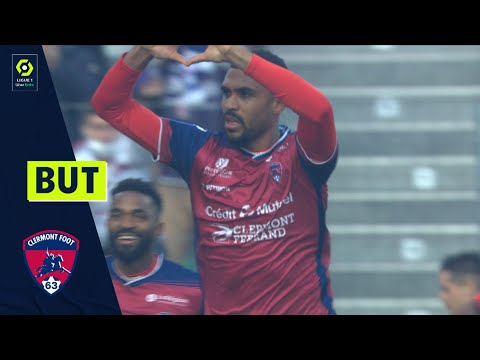 But Cédric HOUNTONDJI (39' - CF63) CLERMONT FOOT 63 - AS SAINT-ÉTIENNE (1-2) 21/22
