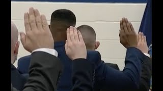 New Suffolk police recruits sworn in, called the most diverse class in history