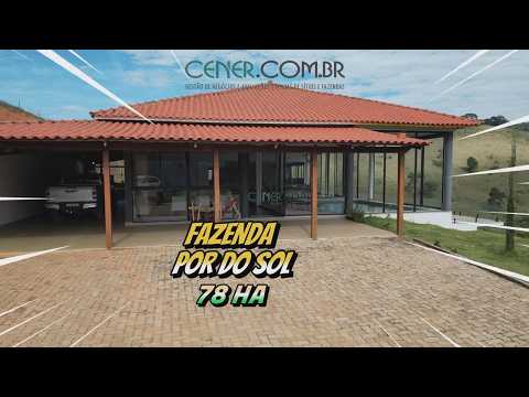 Cener Imóveis 3048 Fazenda Por do Sol de 78 ha por 4 500 mil reg de Cons  Lafaiete MG