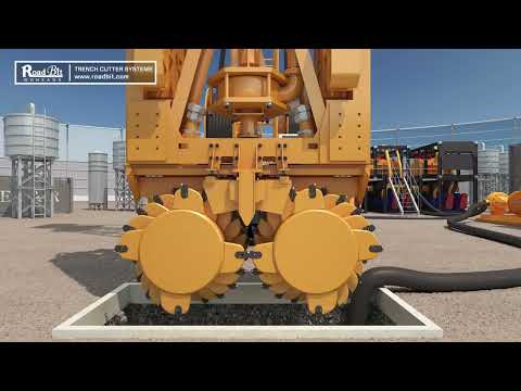 Trench Cutter Diaphragmwall Equipment main part promotion movie