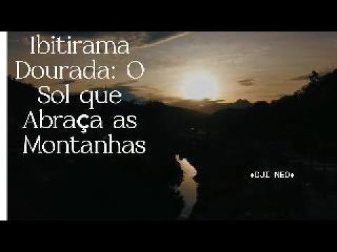 Entre Montanhas e Céu: O Pôr do Sol de Ibitirama