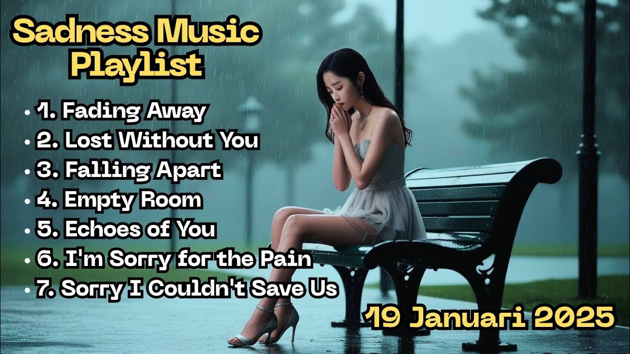Sadness Music Playlist 2025 | "Crying in Silence: A Sadness Story" | Lyrics Full Inggris