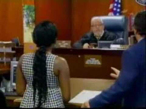 Foxy Brown In Court Getting Yelled At - 4/23/08