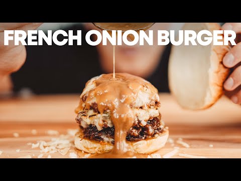 French Onion Burger