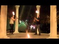Fahrenheit 360° Firespinning 090911 Kacie Gaddis and Troy Orton with Staff to 'Tweekin N Funkin' by Modulate