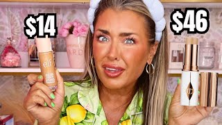 ELF Cosmetics Halo Glow vs Charlotte Tilbury Unreal Skin Sheer Glow tint | Hotmess Momma MD