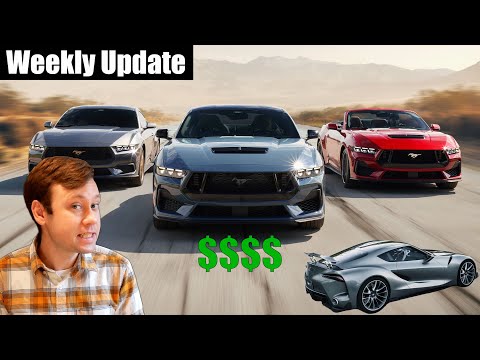 Thumbnail for 2024 Mustang get Pricier, next gen Supra rumor + More! Weekly Update by Toyota, rall, Subaru, BMW, Volkswagen, PHEV, Ford Mustang, Toyota RAV4, Nismo, Car, Nissan, Toyota Supra