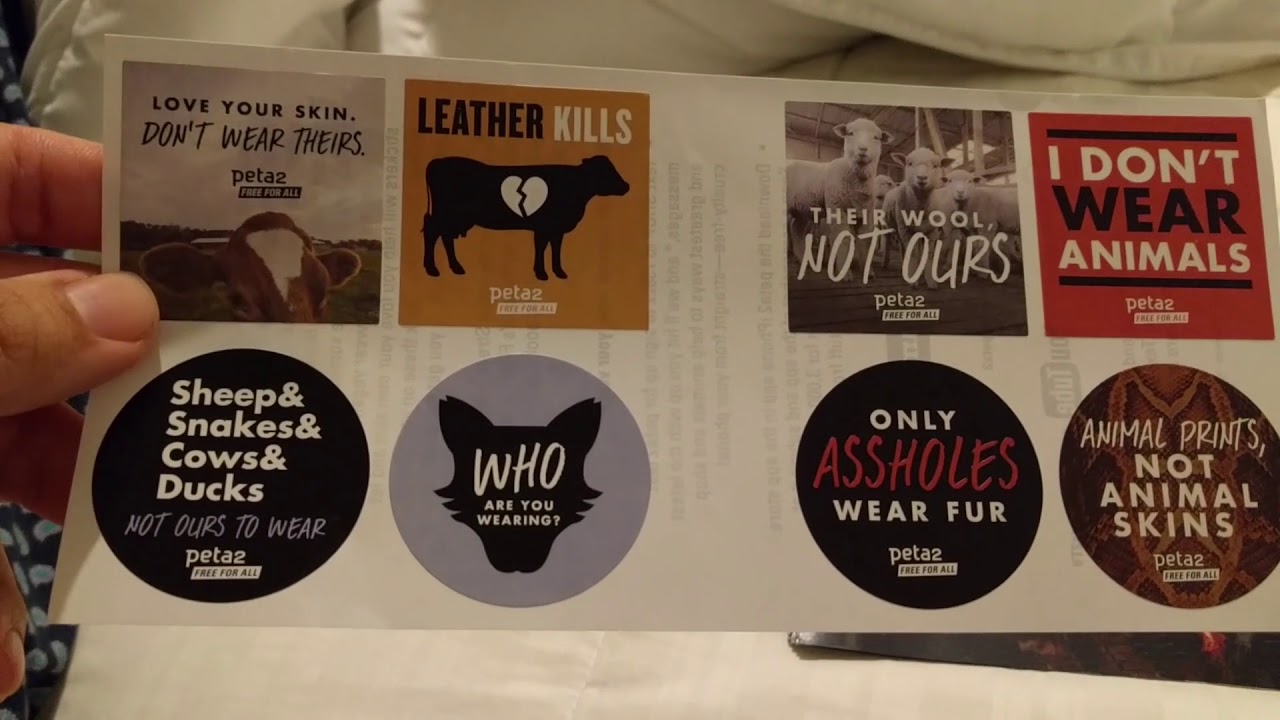 Free Peta stickers