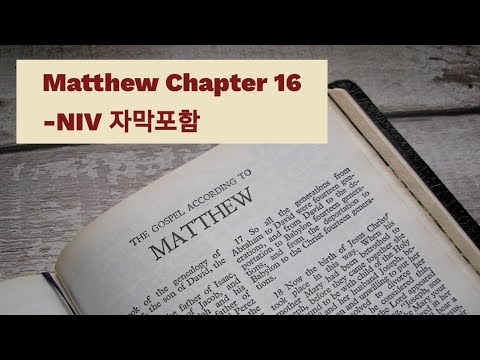 Matthew 16 NIV AUDIO BIBLE (with text)