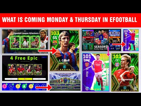 What Is Coming On Monday & Thursday In eFootball 2024 Mobile | New Nominating Contract, New Update