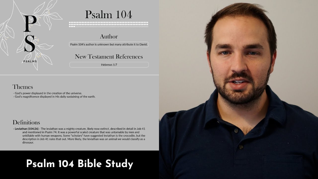 Psalm 104 Summary: 5 Minute Bible Study